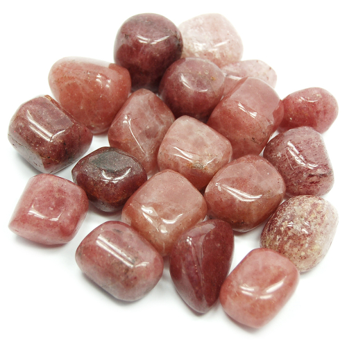 Strawberry Quartz Tumbled Stones